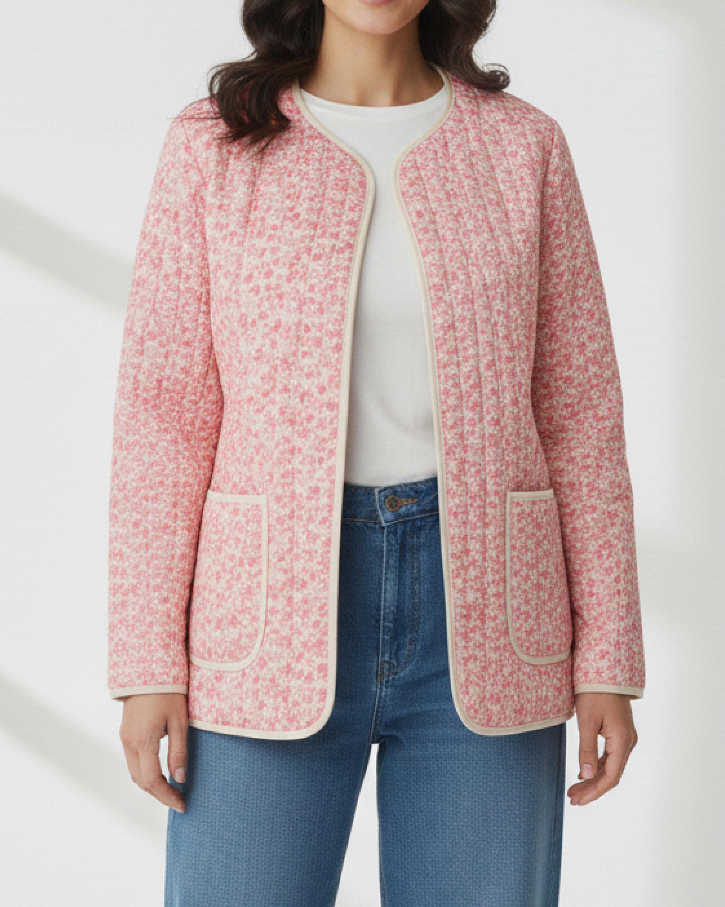 Quilted Jacket Pattern - Easy Digital Sewing PDF - Long Fleece Coat ...