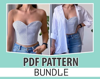 Pacchetto di modelli per corsetti e camicie (PDF)