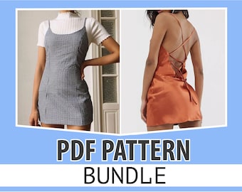 Slip Dress Sewing Pattern BUNDLE (PDF)