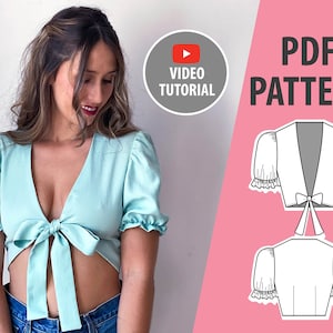 Crop Top Sewing Pattern -  New Zealand