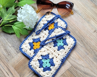 Sunglasses Case, Crochet Sunglasses Pouch, Glasses Case, Soft Sunglasses Case, Boho Accessories, Fabric Glasses Case, Glasses Pouch