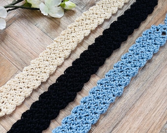 Crochet Hairband, Adult Headband, Childrens Hairband, Festival Boho Hair Accessories, Womens Hairband, Lace Headband, Girls Hair Accessories