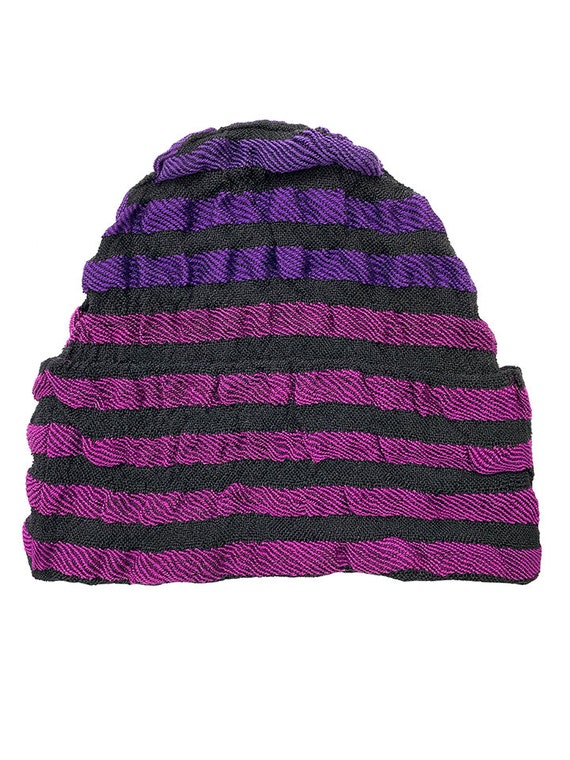帽子 MEYAME COTTON SILK HAT Silk Hat in Plum, Purple and Blackberry - Light, Comfortable