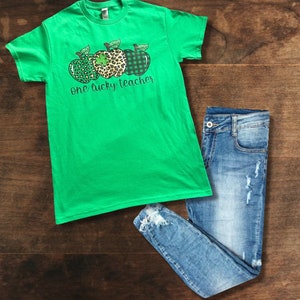 One lucky teacher St. Patrick’s Day T-shirt
