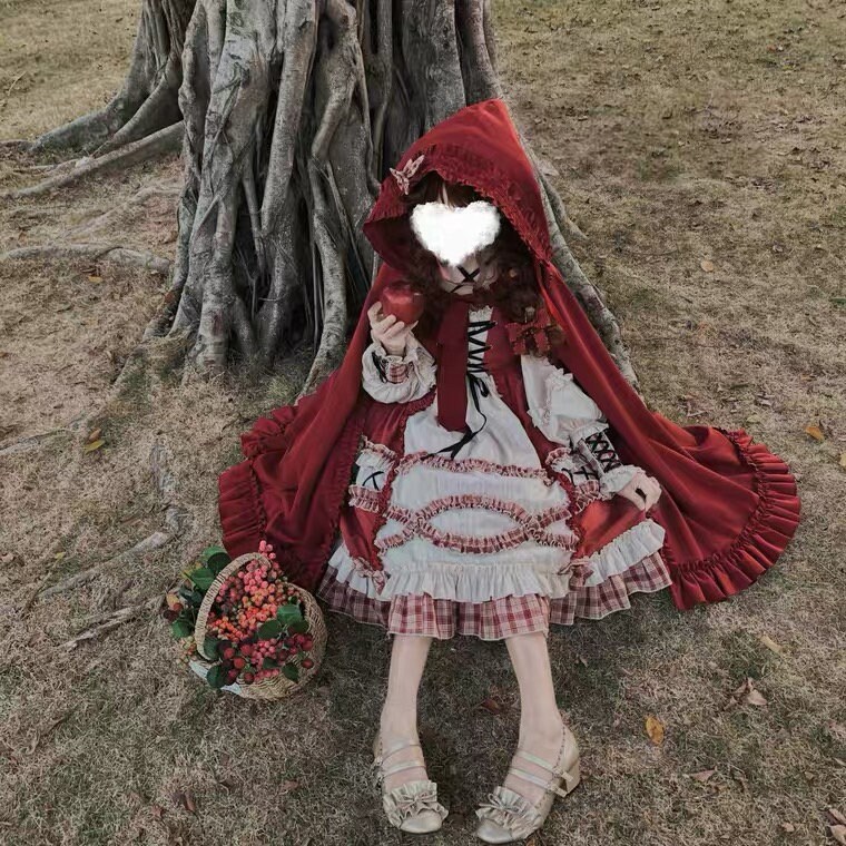lolita dress red