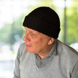 Knit Alpaca Wool Fisherman Hat Winter Beanie knit Accessories