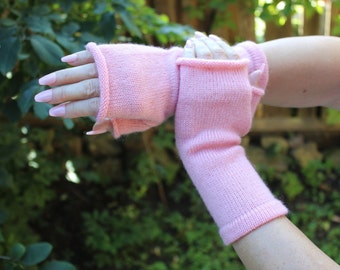 Mitaines avec pouce Mitaines en tricot Chauffe-poignets en tricot Gants femme Accessoires en tricot