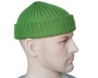 Fisherman Hat Men's hat Women's hat Trawler hat Docker cap Skullcap Unisex hat Knit Accessories