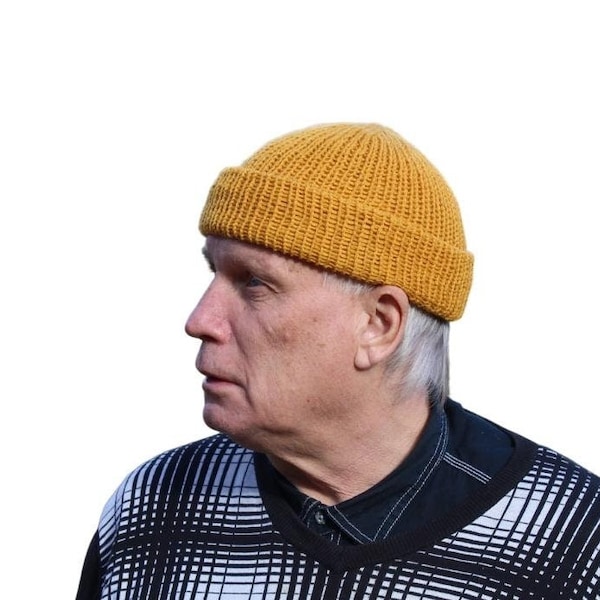 Chapeau de pêcheur Chapeau homme Chapeau femme Chapeau chalutier Casquette docker Bonnet unisexe Accessoires tricot