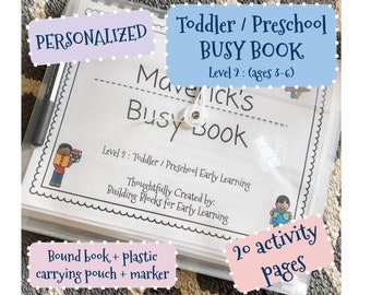 Level 2 : Toddler / Preschool Busy Book