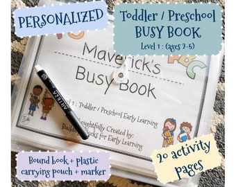 Level 1 : Toddler / Preschool Busy Book