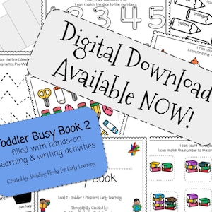 Printable : Busy Book (Level 2)