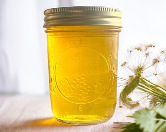 Sunshine Jelly - spring organic wild food dandelion flower fresh citrus floral homemade canned goods foodies & foragers gift