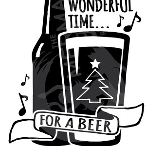 Instant SVG downloaden: Kerstbiertijd!