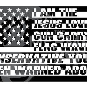 Instant SVG Download: Conservative You Were Warned About