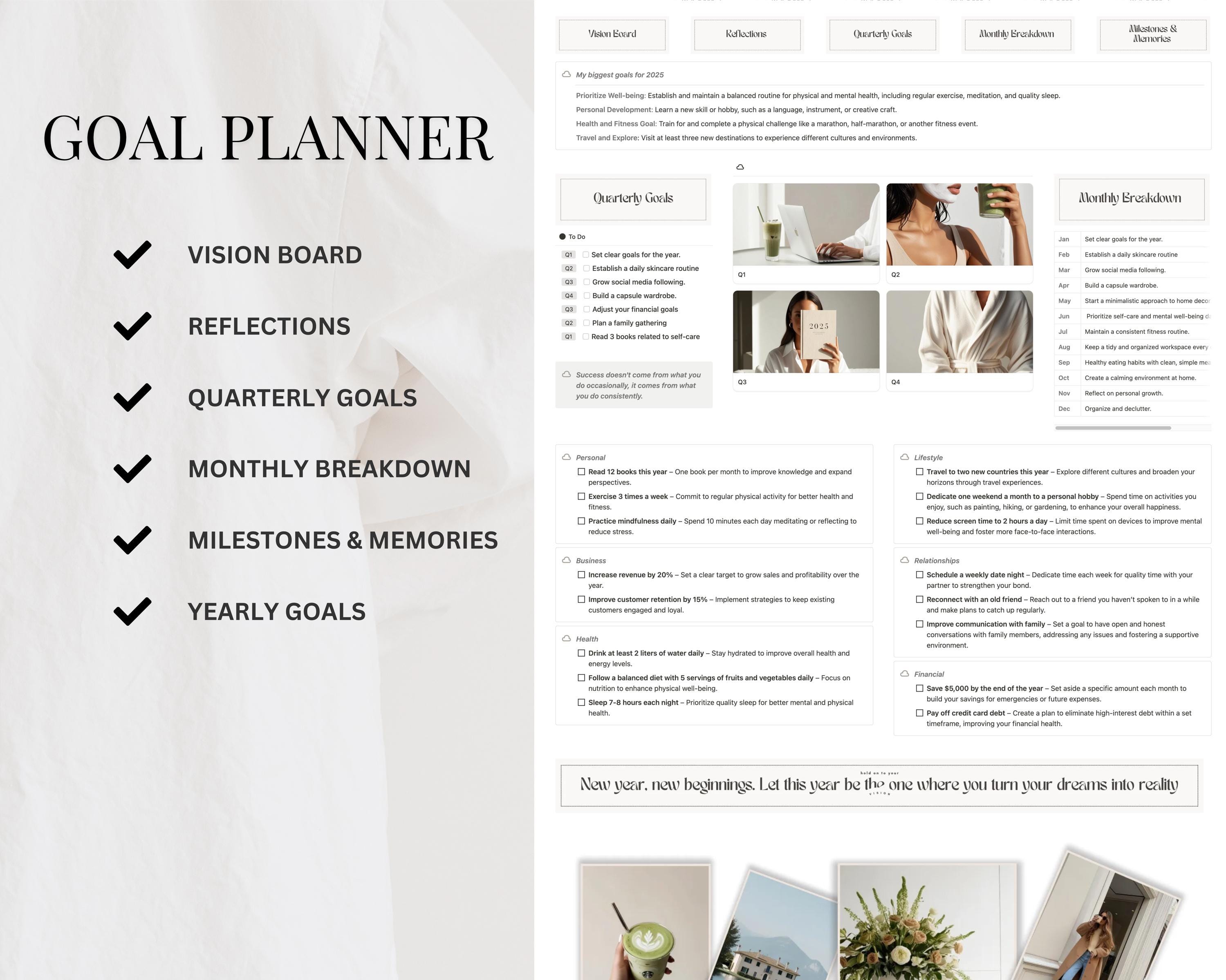 All-in-one Aesthetic Notion Templates Bundle for 2026 Notion Life ...