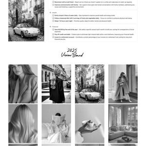 notion quarterly planning template aesthetic vision board 2025 new year resolutions
