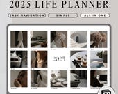 2026 All In One Life Planner Minimal Notion Dashboard Template Aesthetic Daily Personal Planner for ADHD Notion Template Digital Planner