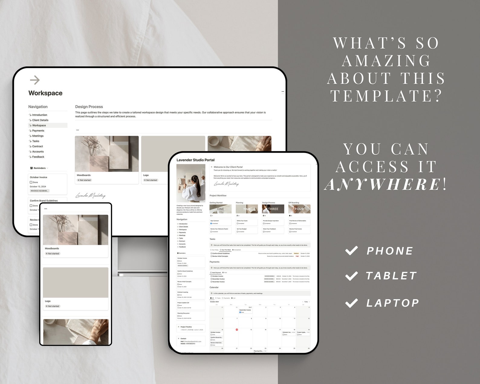 Notion Client Portal Template Client Management Dashboard for ...
