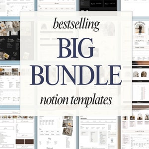 Digital Planner Bundle Notion Templates Planning Lifetime Access Canva ...
