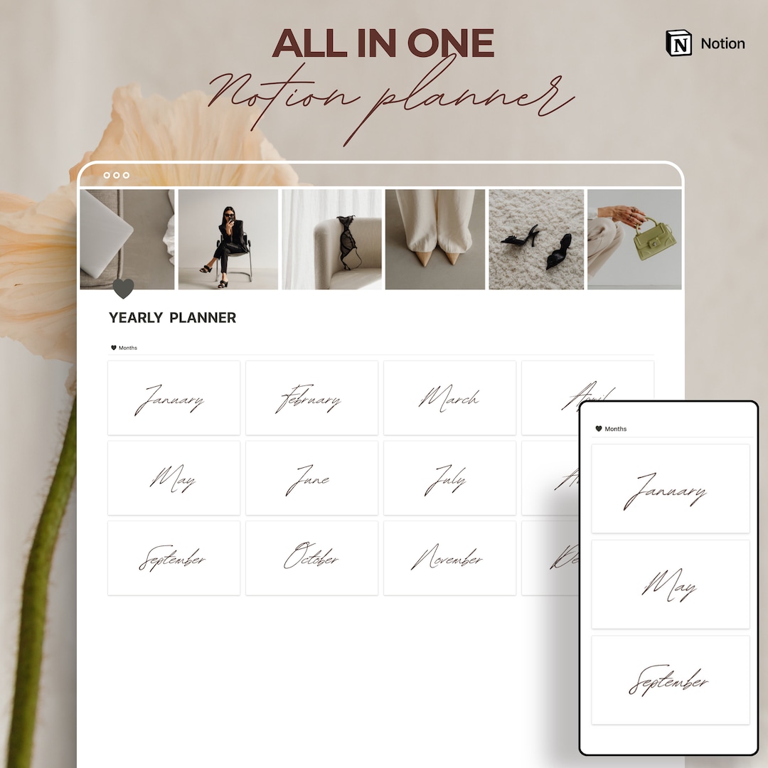 Notion Habit Tracker Daily Template Monthly Calendar Planner Journal ...