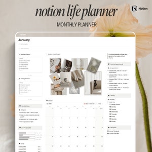Mall för daglig vecko- och månadsplaneringskalender, livsplanerare, daglig journal, digital instrumentpanel, visionstavla