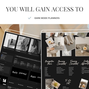 Digital Planner Bundle Notion Templates Planning Lifetime Access Canva ...