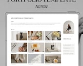 Notion portfolio template resume digital customizable notion template for creative portfolios minimalist notion template for showcasing