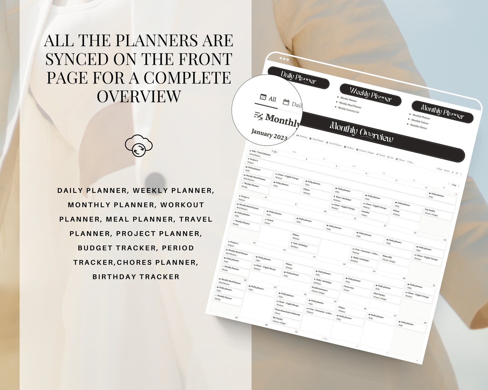 Digital Planner Notion Template All in One Life Planning Dashboard ...
