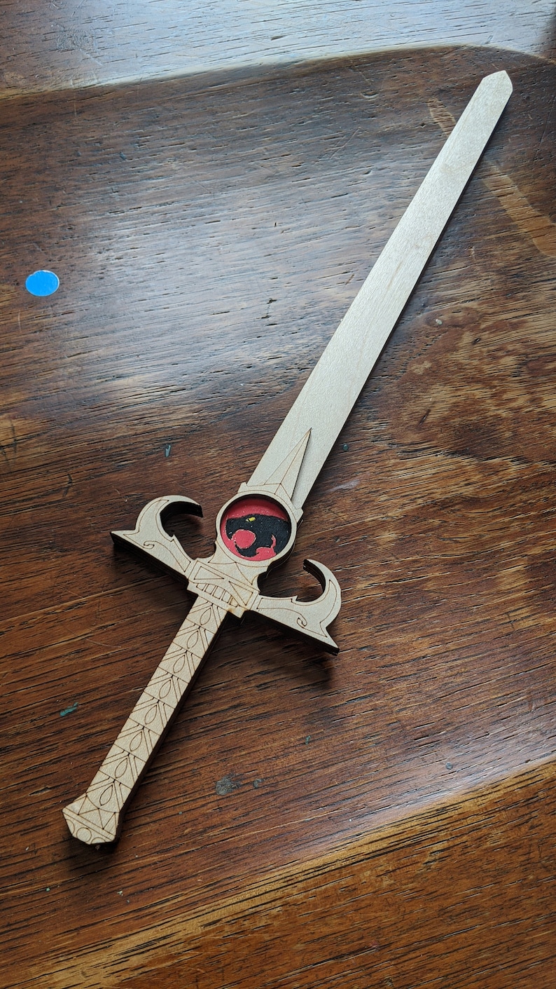 Thundercats Sword of Omens in Dagger and Sword form for laser cutting SVG