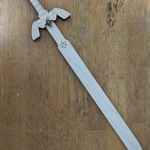 SVG to Laser cut the Master Sword from the Zelda Franchise