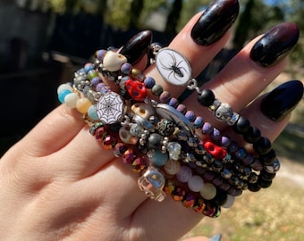 Spooky bracelets- Message if a style is unavailable and I can see if I have it yet!