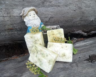 Goat milk soap with cherry blossoms
