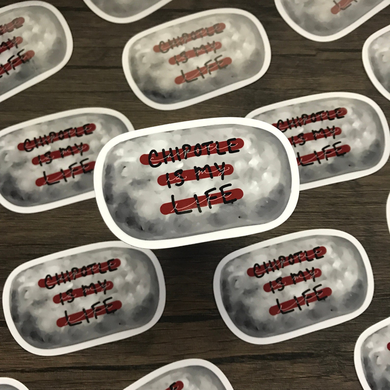 Chipotle is My Life Sticker Chipotle Burrito 2 1/4 X 2 Etsy