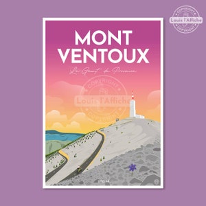 CARTE POSTALE Illustration Mont Ventoux Le Géant de Provence image 2