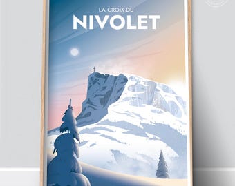 POSTER Illustration "The Cross of Nivolet"
