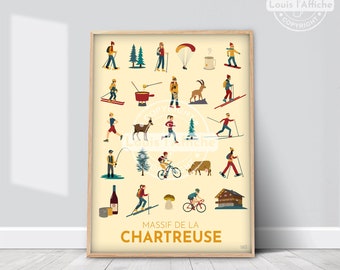 AFFICHE Illustration CHARTREUSE