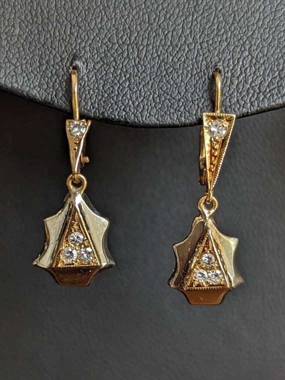 Gold Beaded Diamond Stud Earring, Flat Earring Backs, Nap Earrings, Gold Sleeper  Earrings, 14K Yellow Gold, 14K White Gold - 5mm 6.5mm 8mm – Valensole  Jewelry