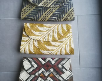 Ticog, Buli Durable and Ethical Hand Woven Pockets/ Sustainable, Ethical Handwoven Ticog, Buli Clutches/ Pouches Bags