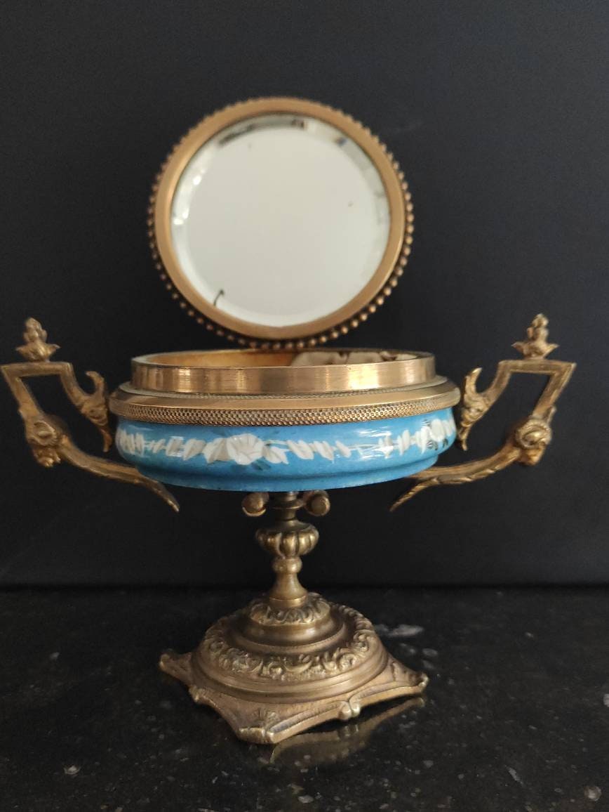 Antique Boîte à Bijoux, Pose - Bijoux/Ancient, Bibelot, Objet de Vitrine Old Jewelry Box, Vintage Je