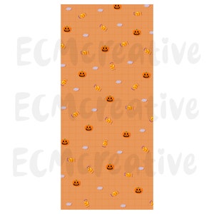Halloween Jack Animal Crossing Lock Screen Background - Pumpkins Halloween Wallpaper for Smartphone - iPhone Android - Instant Download image 2