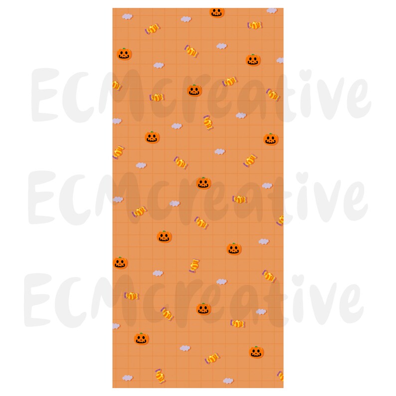 Halloween Jack Animal Crossing Lock Screen Background - Pumpkins Halloween Wallpaper for Smartphone - iPhone Android - Instant Download image 2