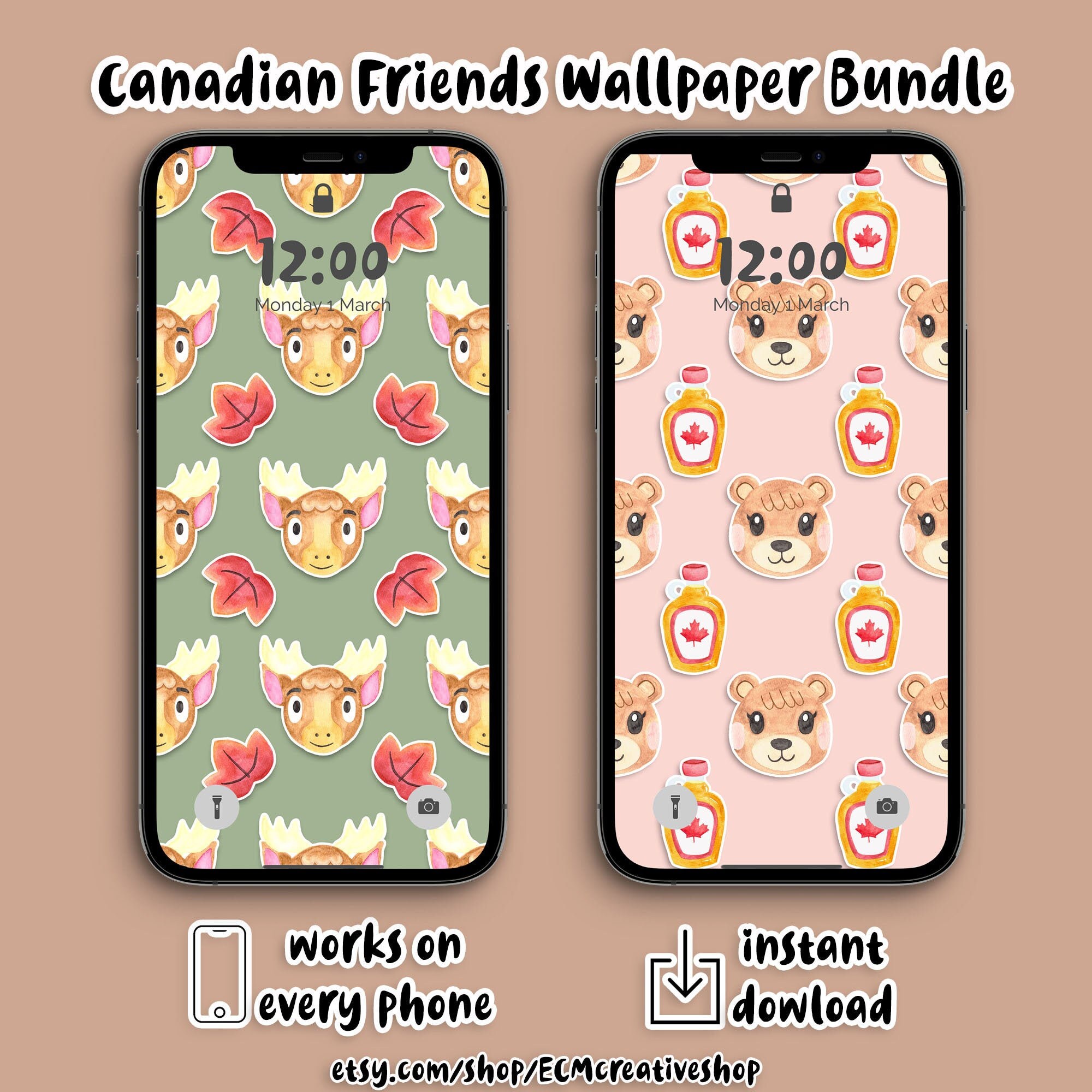 Animal Crossing Canadian Friends Phone Background Pack 2 - Etsy Finland Animal Crossing Canadian Friends Phone Background Pack 2 - Etsy Finland