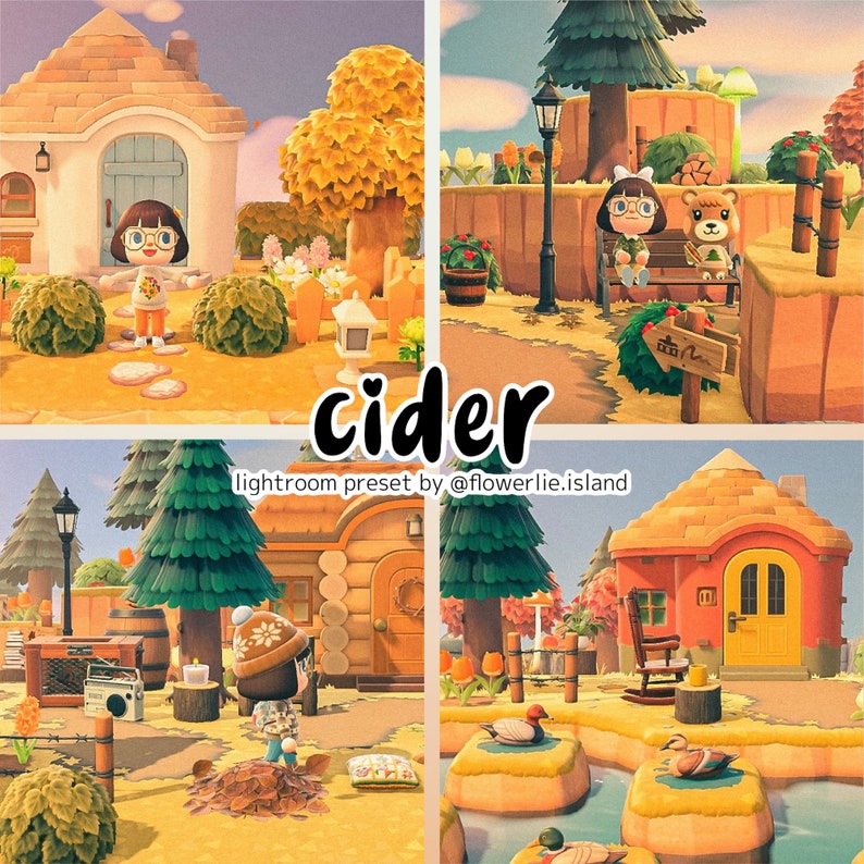 Cider Preset Animal Crossing ACNH Preset for Lightroom | Etsy
