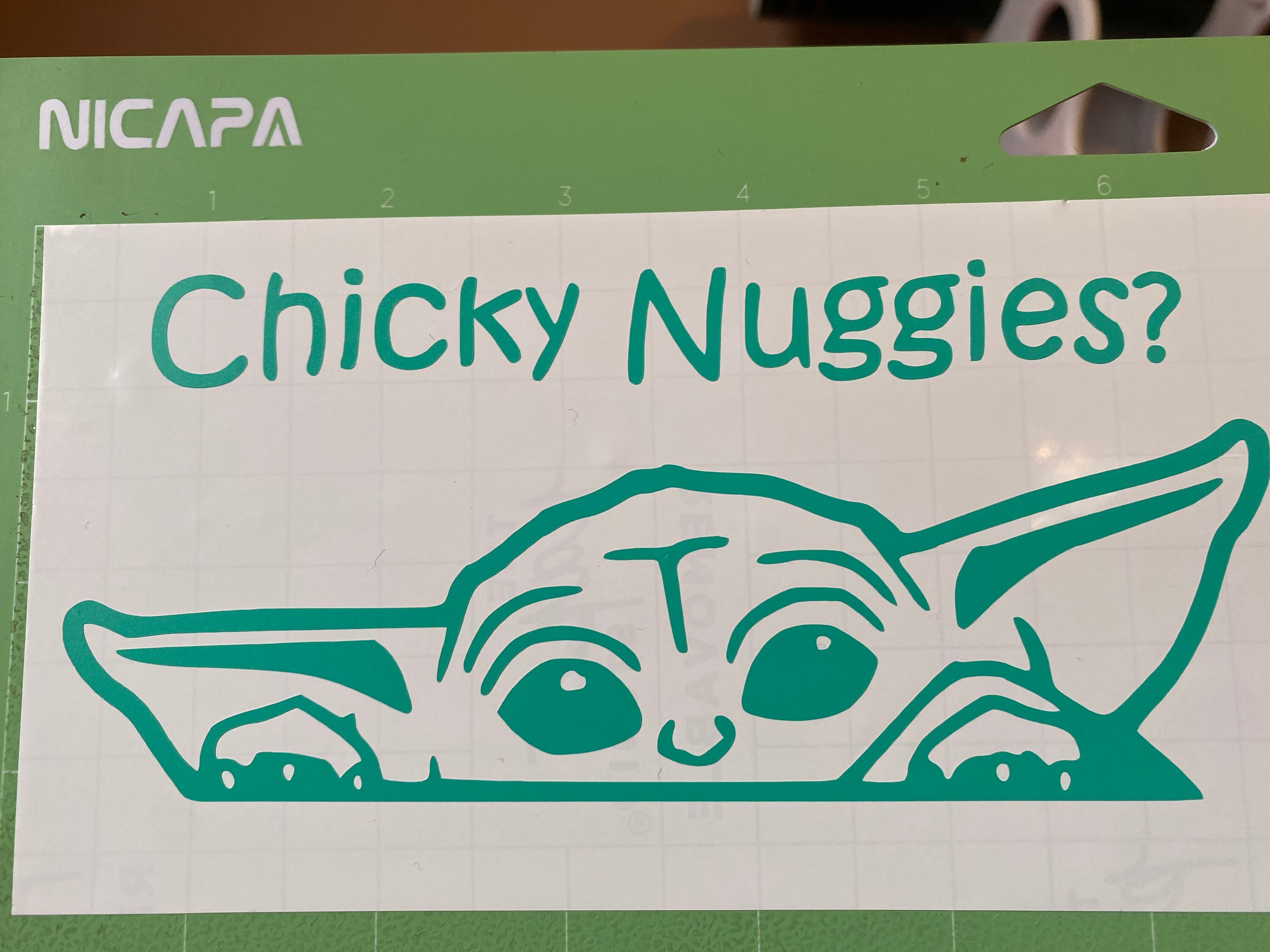 Baby Yoda Chicken Nuggets Etsy