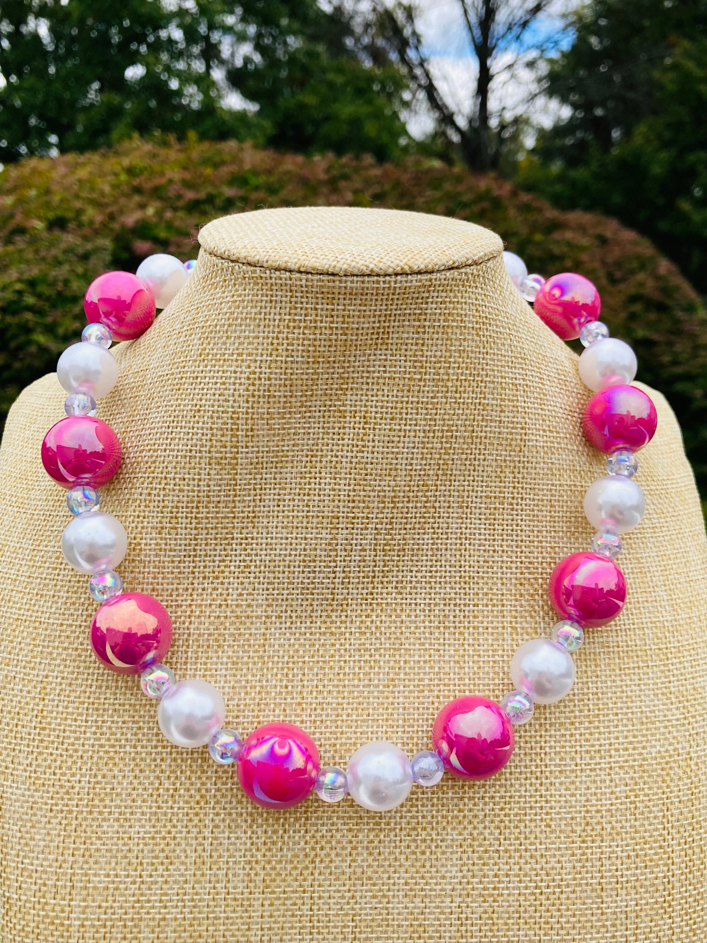 ITZYリア着用☆【RITA MONICA】☆Bear Beads Pearl Necklac.e ITZYリア着用☆【RITA MONICA】☆Bear Beads Pearl Necklac.e