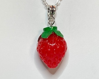 momentel Lingerie strawberry necklace