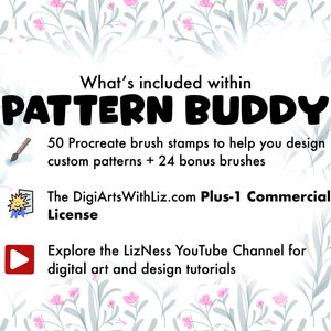 Pattern Buddy 50 Procreate Pattern Brush Guides for You image 2