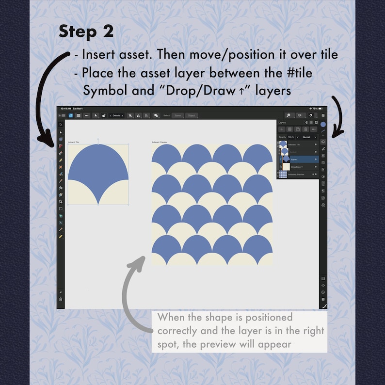 Affinity Designer 2 Pattern SVG Asset Pack – 100+ Vector Shapes ...