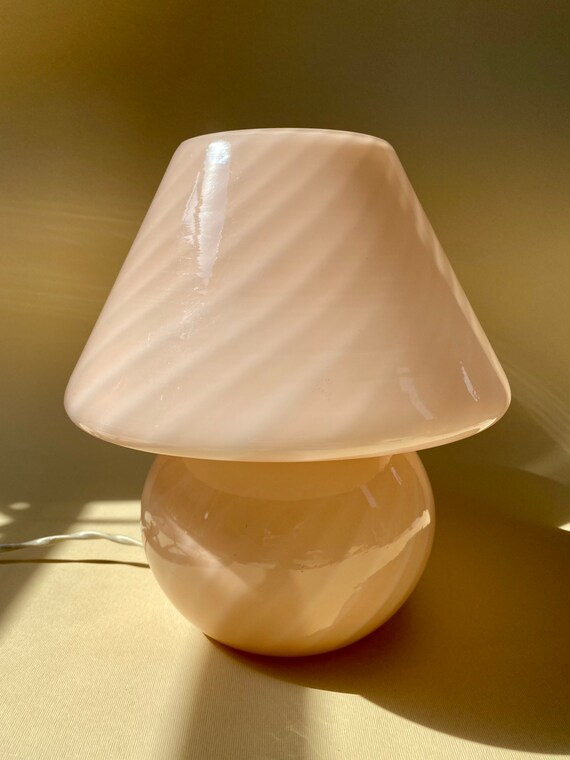 Murano glass mushroom on sale lamp